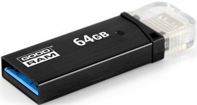 Флешка USB GoodRam Twin 64 ГБ (OTN3-0640K0R11) чорна
