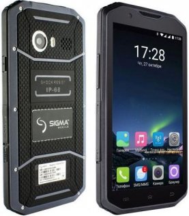 Смартфон Sigma X-treme PQ31 сірий/чорний