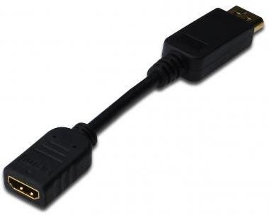Перехідник Digitus DisplayPort / HDMI чорний