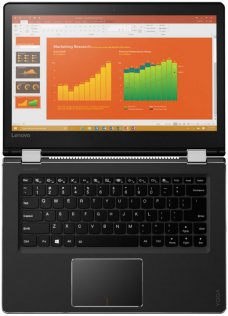 Ноутбук Lenovo Yoga 510-14IKB (80VB009TRA) чорний