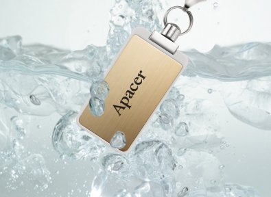 Флешка USB Apacer AH121 8GB AP8GAH121C-1 Champagne Gold