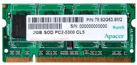 Оперативна пам’ять Apacer DDR2 1x2GB CS.02G2B.F2M