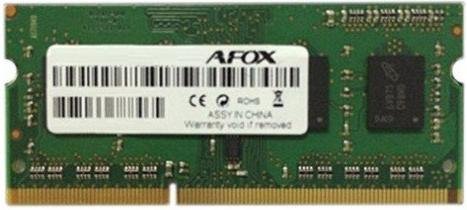 Оперативна пам’ять AFOX DDR3 1x4GB AFSD34BK1P