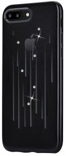 Чохол Devia for iPhone 7 Plus - Crystal Meteor Gun Black (6952897995706)