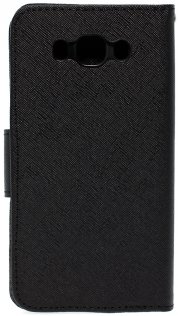 for Samsung J710 - Book Cover Black