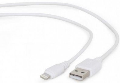 Кабель USB 2.0 (AM/Lightning) 0.1м, Cablexpert White