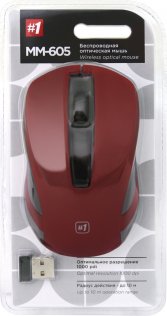 Миша Defender MM-605 Red (52605)