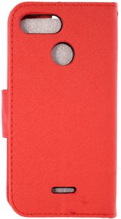 for Xiaomi Redmi 6 - Book Cover Red