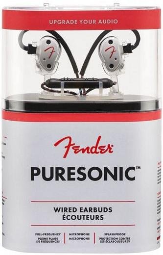 Гарнітура Fender Puresonic Wired Earbuds Olympic Pearl (PSWEOLPRL)