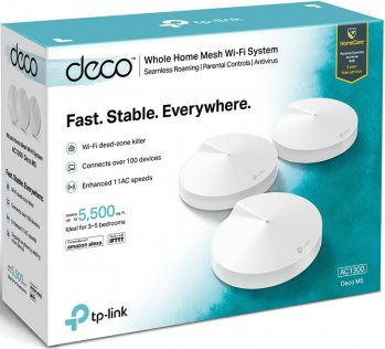 Система Wi-Fi TP-Link Deco M5 Mesh (DECO-M5-3-PACK)