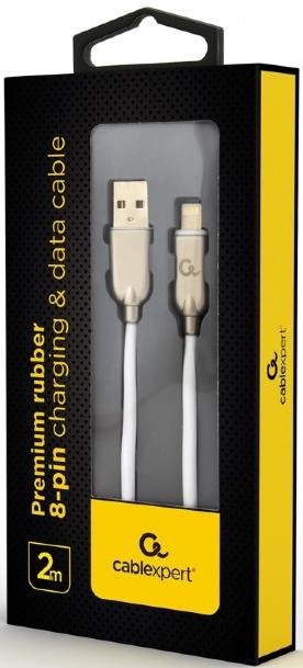 Кабель Cablexpert AM / Lightning 2m White (CC-USB2R-AMLM-2M-W)