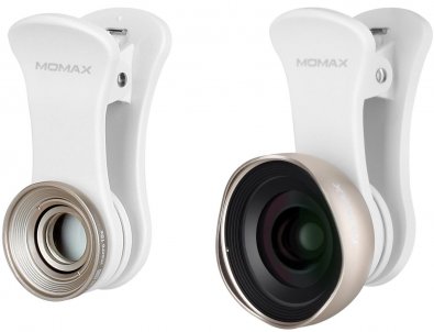 Зовнішня лінза Momax X-Lens HD 2in1 Lens Kit Gold (CAM9L)