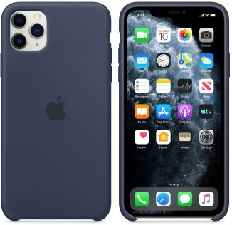 Чохол-накладка Apple для iPhone 11 Pro Max - Silicone Case Midnight Blue