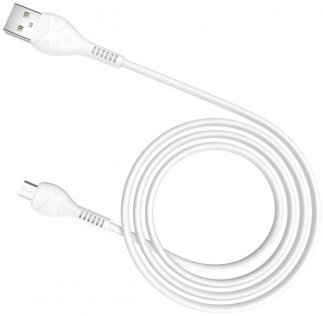 Кабель Hoco X37 Cool power AM / Micro USB 1m White (X37 Micro White)