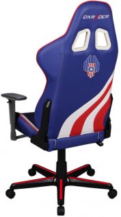 Крісло ігрове DXRacer Formula OH/FH00/NR PU шкіра, Al основа, Blue/White/Red