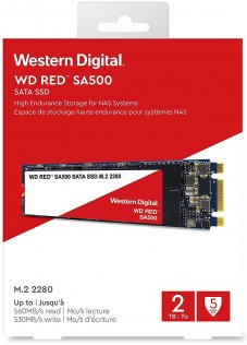Твердотільний накопичувач Western Digital Red SA500 2280 2TB WDS200T1R0B