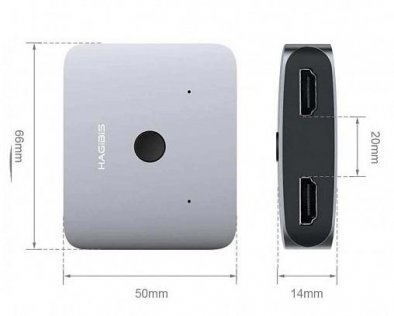 Хаб Xiaomi Hagibis HDMI Bi-Direction Switch/Splitter (HD0102)