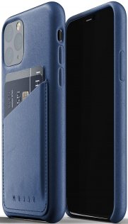 Чохол-накладка MUJJO для iPhone 11 Pro - Full Leather Wallet, Monaco Blue