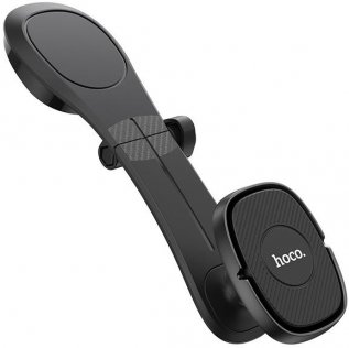 Кріплення для мобільного телефону Hoco CA61 Kaile center console Magnetic in-Car holder Black (CA61 Black)