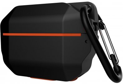Чохол для Airpods Urban Armor Gear - Hard Case Black/Orange (10225F114097)