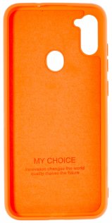  Чохол Device for Samsung A11 A115 2020 - Original Silicone Case HQ Orange