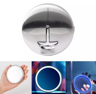 Дзеркало для макіяжу із LED підсвіткою Xiaomi Jordan Judy Handheld Light Mirror Silver