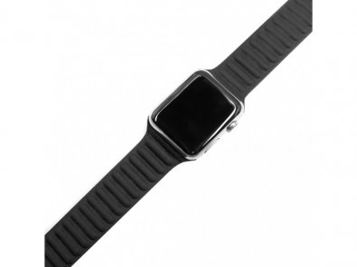 Ремінець New Leather Link for Apple Watch 38/40mm Black (HCopy)
