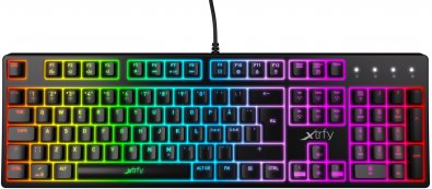 Клавіатура Xtrfy K4 RGB Kailh Red UA Black (XG-K4-RGB-R-UKR)