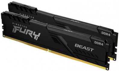 Оперативна пам’ять Kingston Fury Beast Black DDR4 2x4GB (KF426C16BBK2/8)