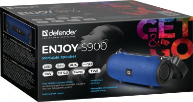 Портативна акустика Defender Enjoy S900 Blue (65905)