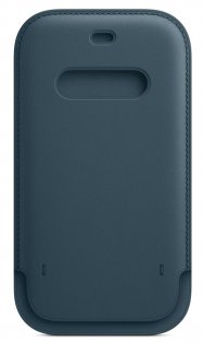Чохол Apple for iPhone 12/12 Pro - Leather Sleeve with MagSafe Baltic Blue (MHYD3ZE/A)
