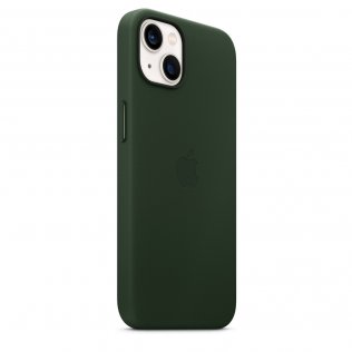 Чохол Apple for iPhone 13 Mini - Leather Case with MagSafe Sequoia Green (MM0J3)