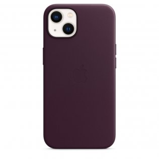 Чохол Apple for iPhone 13 Mini - Leather Case with MagSafe Dark Cherry (MM0G3)