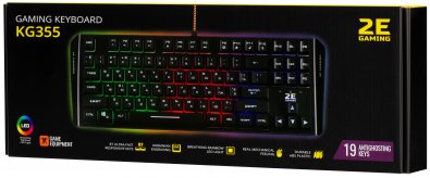 Клавіатура 2E KG355 Black (2E-KG355UBK)
