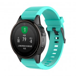 Ремінець Garmin QuickFit 20 Dots Silicone Band Teal (QF20-STSB-TEAL)