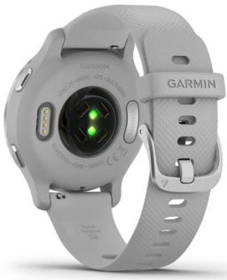 Смарт годинник Garmin Venu 2S Silver/Gray and Gray Silicone Band (010-02429-12)
