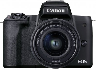 Цифрова фотокамера Canon EOS M50 Mk2 kit 15-45mm IS STM Black (4728C043)