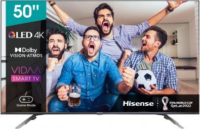 Телевізор QLED Hisense 50E76GQ (Smart TV, Wi-Fi, 3840x2160)