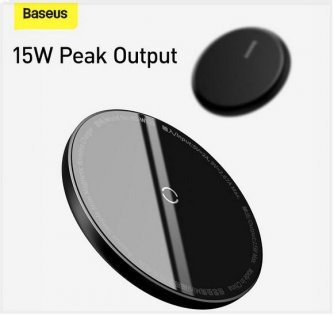 Зарядний пристрій Baseus Simple Mini Magnetic 15W Black (WXJK-F01)