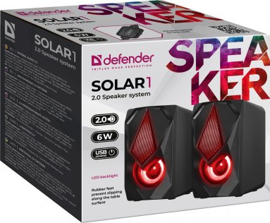 Колонки Defender Solar 1 Black (65401)