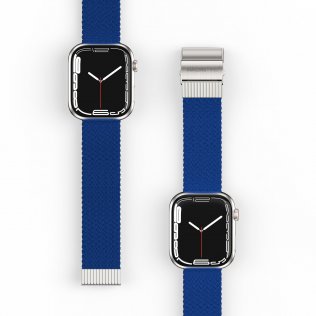 Ремінець AMAZINGthing for Apple Watch 41/40/38 - Titan Weave Blue (ATS7TW41BU)