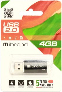Флешка USB Mibrand Cougar 4GB Black (MI2.0/CU4P1B)  2022-02-07 12:03