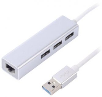 USB-хаб Maxxter NEAH-3P-01 Gray