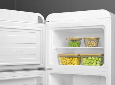 Холодильник дводверний Smeg Retro Style White (FAB30LWH5)