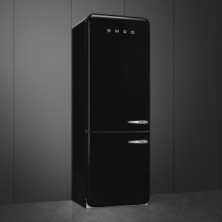 Холодильник дводверний Smeg Retro Style Black (FAB38LBL5)