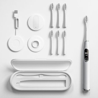 Електрична зубна щітка Oclean X Pro Elite Premium Set Grey (Oclean X Pro Elite Premium Set Grey)