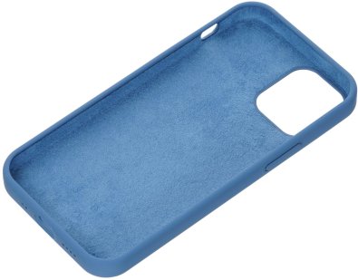 Чохол 2E for Apple iPhone 12 Mini - Liquid Silicone Cobalt Blue (2E-IPH-12-OCLS-CB)