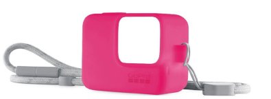 Захисний бокс для камери GoPro Hero5/Hero6/Hero7 Electric Pink + ремінець (ACSST-011)