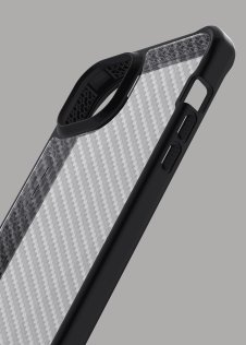Чохол iTSkins for iPhone 14 Plus HYBRID R TEK Black and Transparent (AP4R-HBTEK-BKTR)