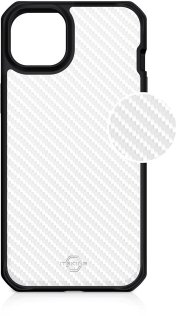 Чохол iTSkins for iPhone 14/13 HYBRID R TEK Black and Transparent (AP4N-HBTEK-BKTR)